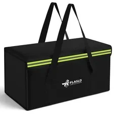 FLASLD Large Fireproof Document Bags, 24x12x12” Waterproof Storage Firesafe Bag,