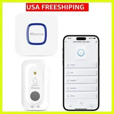 Wi-Fi Water Leak Detector, Smart Water Wireless Sensor with 110dB Adjustable ...