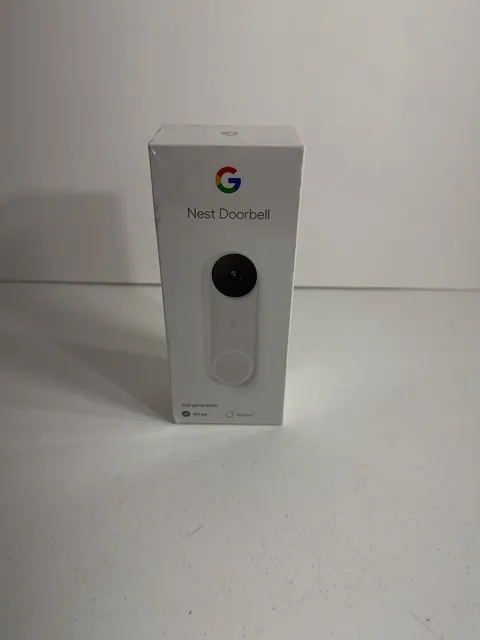 Google Nest VIDEO Doorbell (Wired, 2nd Gen) - Security Camera - Snow