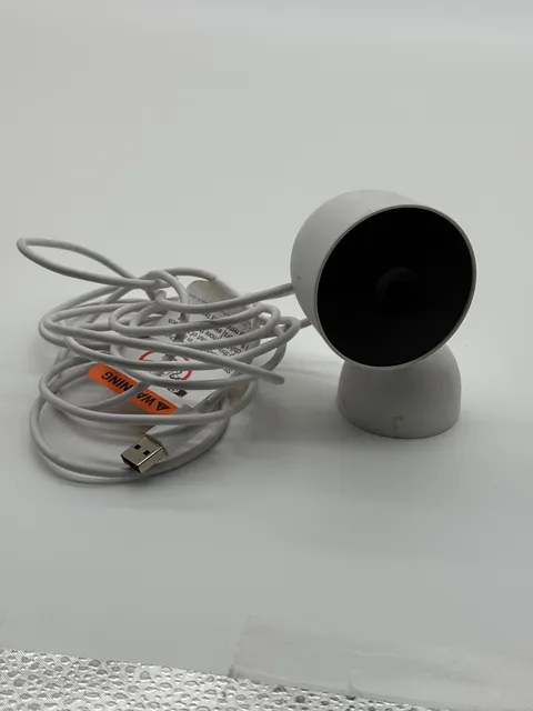 Google Nest Cam Indoor Wired 2nd Gen 1080p Security Camera White