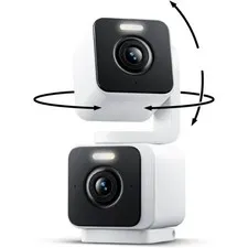 Duo Cam Pan Indoor/Outdoor IP65 2K 360° Pan/Tilt Smart Home Security Camera