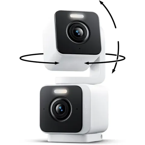 Duo Cam Pan Indoor/Outdoor IP65 2K 360° Pan/Tilt Smart Home Security Camera