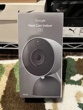 Google Nest Cam 2K Indoor Wired 3rd Gen Security Camera Hazel GA09975-US NEW 🖤