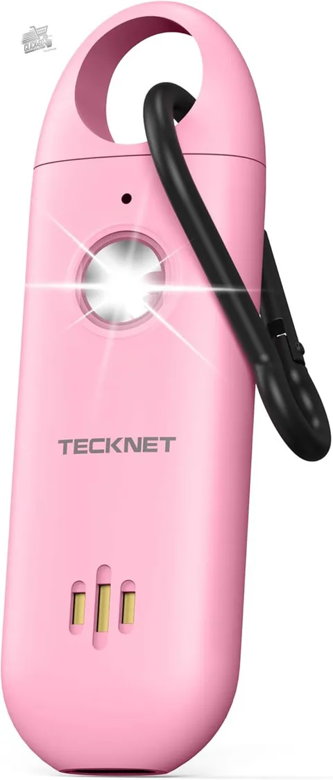 Personal Alarm Women Self Defense 130dB Rechargeable USB Siren LED Kids Anz