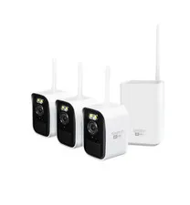 Swann MaxRanger Mini 4K Wireless NVR Security System, 3-Pack