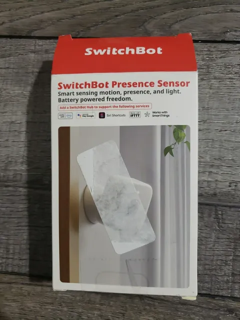 SwitchBot Smart mmWave Radar Motion Sensor, Bluetooth Presence Sensor with...