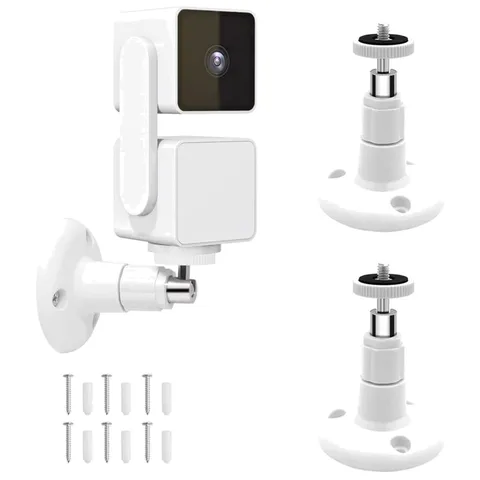 2 Pack Wall Mount Compatible with Wyze Cam Pan V3, Indoor and Outdoor Securit...