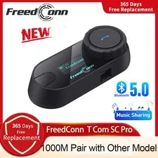 Freedconn T Com SC Bluetooth Motorcycle Intercom Helmet Headset Wireless Communi