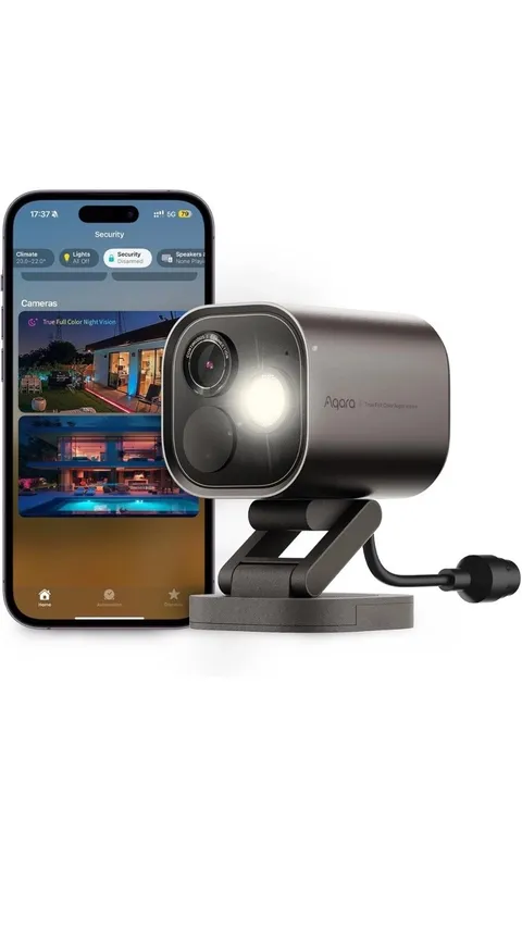 Aqara 4MP Camera Hub G5 Pro PoE, True Color Night Vision Security Camera Outdoor
