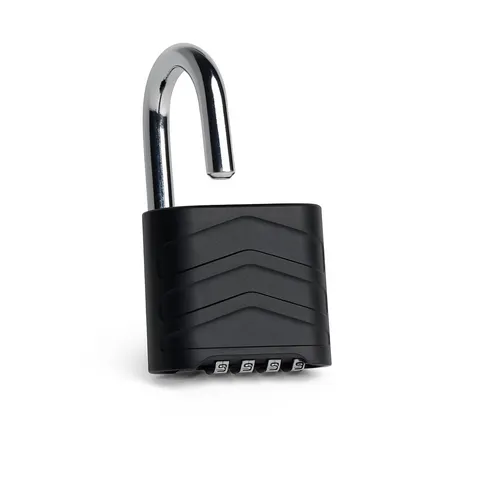 Heavy Duty 4-Digit Combination Padlock – Keyless Weatherproof Lock for Gate, She