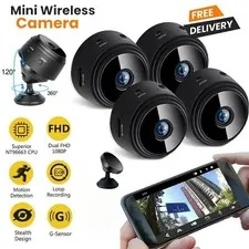 Mini Camara Oculta De Seguridad Espia WiFi 1080P Inalambrica Con Audio y Video
