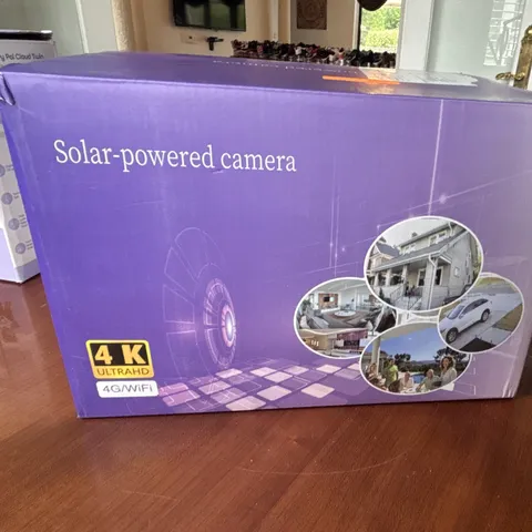 Solar 4K PTZ Surveillance Camera 4G/Wi-Fi Color Night Vision AI 2-Way Audio