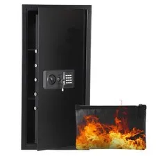 Digital Safe Box with Keypad Keys Alarm for Home Office Hotel Multiple Sizes