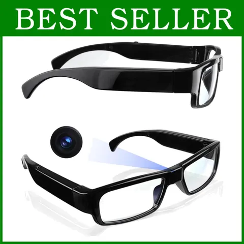 Action Camera Glasses - Sports Night Modes - 90min Battery=
