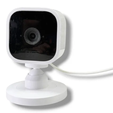Blink Mini Indoor 1080p HD Smart Security Camera White with Night Vision Audio