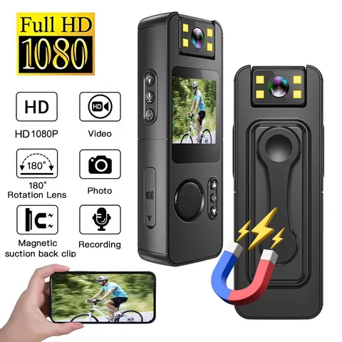 HD Mini Camera WiFi Portable Video Recorder Police Body Worn Camera Night Vision