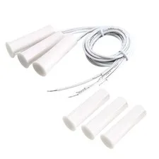 3 x RC-35 NC Recessed Wire Gate Contact Sensor Alarm Magnetic Reed Switch White