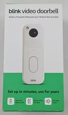 Blink Video Doorbell - Battery Powered, Head-to-Toe HD View, White