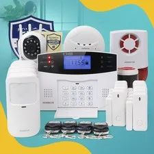 HOMSECUR Wireless &wired WIFI 4G Home House Alarm System with 4 Pet-Immune PIR