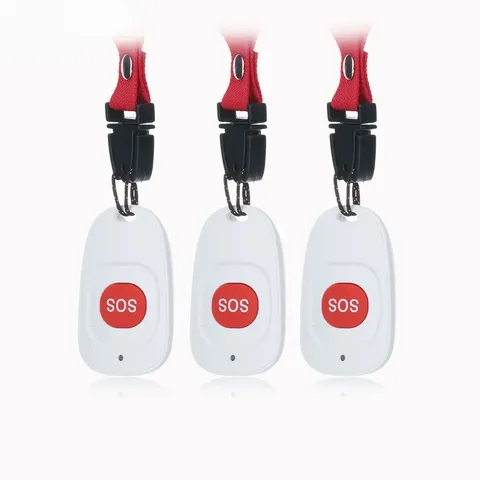 433MHz Panic Button Home Alarm System,Keychain Controller,Old People Senior Call