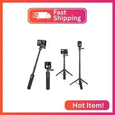 VRIG 20.1” Extendable GoPro Tripod,Portable Selfie Stick Pole Camera Tripods for