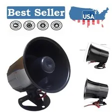 Versatile 120dB Alarm Siren Horn – Perfect for Home Security Installation