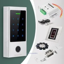 HOMSECUR Weatherproof IP66 APP WIFI Fingerprint PIN Access Control Touch Keypad