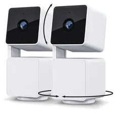 Smart Home Security: Wyze Cam Pan V3 with 1080p Video & Motion Tracking - 2-Pack