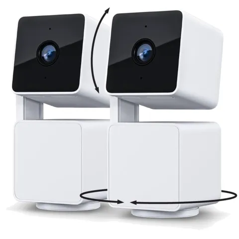 Smart Home Security: Wyze Cam Pan V3 with 1080p Video & Motion Tracking - 2-Pack