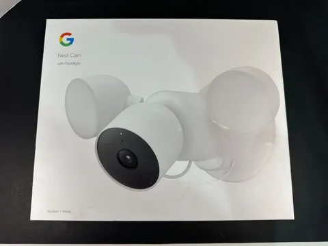 Google Nest Cam With Floodlight - Wired Outdoor Smart Home Security Camera