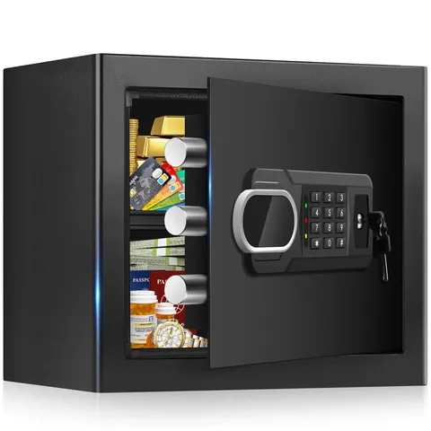 1.8 CUFT Fire Proof Safe for Home Documents, Steel Security Fireproof Safe wi...