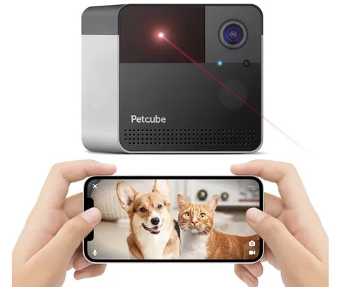Petcube Play 2 Wi-Fi Pet Camera with Laser Toy for Cats & Dogs