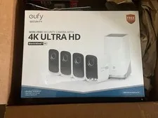 Eufy Security Camera 3C 4-Cam Kit, Wireless 4K w/BONUS Storage