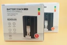 7-Pack | NEW 6040mAh Battery Compatible w Ring Camera & Doorbell Quick Release