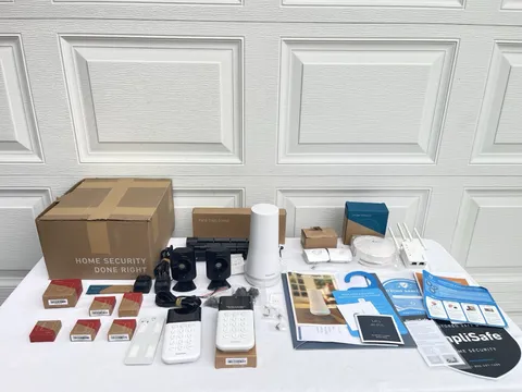 SimpliSafe Home Security System Lot Base Station Motion/Entry Sensor/ Keypad Etc