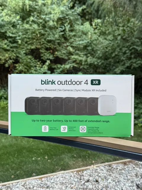 Blink Security Cameras 6 Camera Set Outdoor 4 XR with Sync Module HD Wireless