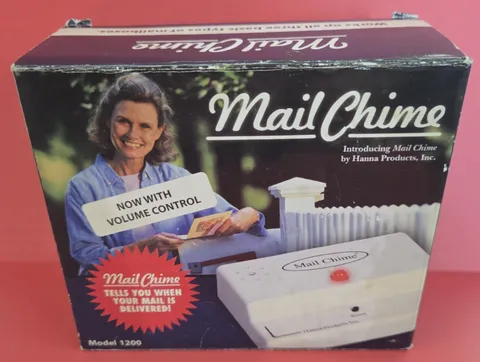 NIB Mail Chime, Mailbox Alert, Mailbox Alarm, Wireless Mailbox Alert Model 1200