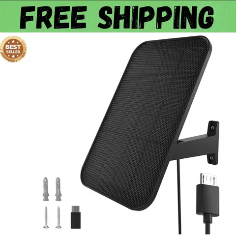 3.2W Solar Panel for Security Camera Compatible with Arlo Pro/Pro 2, Waterpro...