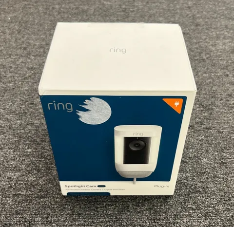 Ring Spotlight Cam Pro Plug-In HD Security Camera 3D Motion Color Night Vision