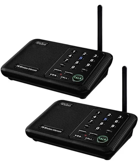Wuloo Intercoms Wireless for Home 1 Mile (5280 Feet) Range 10 - Channel, Wireles