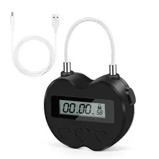 Time Lock LCD Display Time Lock Multifunction Travel Electronic Timer, 6410