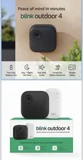 Blink Outdoor 4 1080p Wi-Fi Battery Camera Night Vision 2-Way Audio Alexa