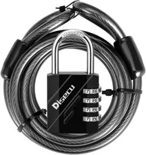1 Pack  4 Digit Combination Lock, Outdoor Waterproof Resettable Padlock