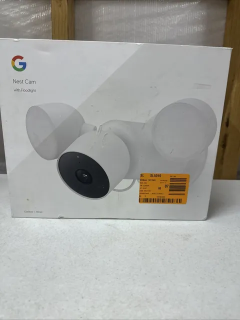 Google Nest Cam Floodlight Smart Security Camera - New Sealed
