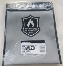SentrySafe Fire and Water Resistant Portable Document Bag FBWLZ0