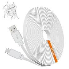 30Ft USB C Cable Compatible with Ring Pan-Tilt Indoor Cam 2024 Release Security