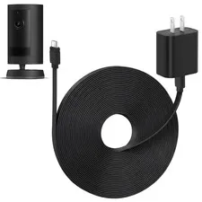25Ft Weatherproof Power Adapter for 𝐑𝐢𝐧𝐠 Spotlight Cam Plus/Pro