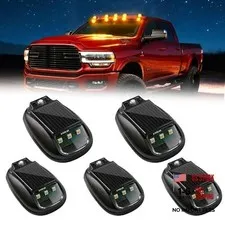 Solar Cab Lights for Truck - Upgrade Constant-ON Mode & Vibration Sensor