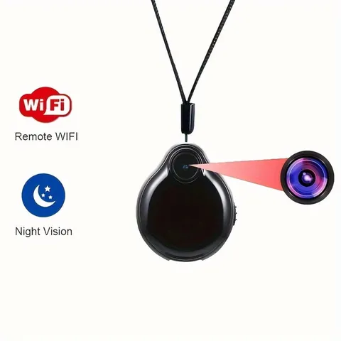 WIFI Wireless Wearable Body Micro Cam Mini IP Camera Motion Sensor Video Voice R