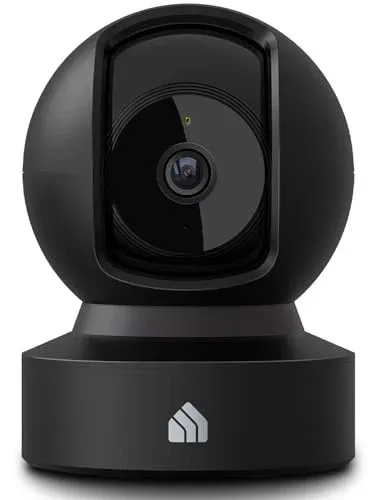 Tapo Kasa 1080p Indoor Pan/Tilt Wired Security Camera 2-Way Audio, Night Vision